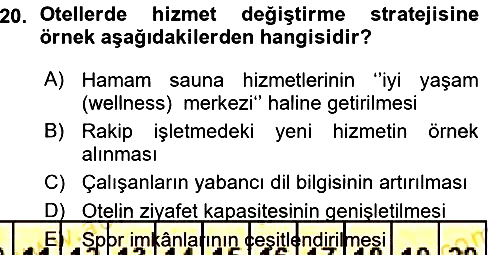 Hizmet Tasarımı 2015-2016 Ara Sınav - 20. soru