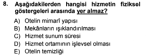 Hizmet Tasarımı 2012-2013 Dönem Sonu Sınavı - 8. soru
