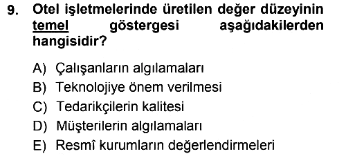 Hizmet Tasarımı 2012-2013 Dönem Sonu Sınavı - 9. soru