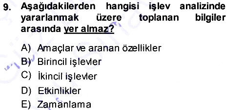 Hizmet Tasarımı 2013-2014 Dönem Sonu Sınavı - 9. soru