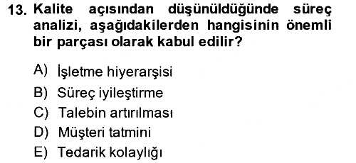 Hizmet Tasarımı 2013-2014 Dönem Sonu Sınavı - 13. soru