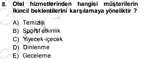 Hizmet Tasarımı 2014-2015 Dönem Sonu Sınavı - 8. soru