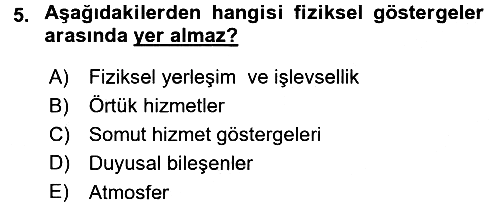 Hizmet Tasarımı 2015-2016 Dönem Sonu Sınavı - 5. soru