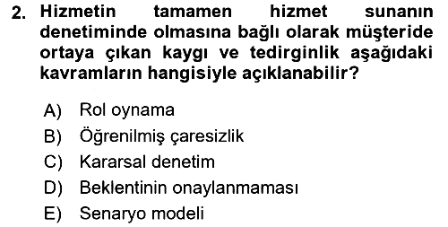 Hizmet Tasarımı 2016-2017 Dönem Sonu Sınavı - 2. soru