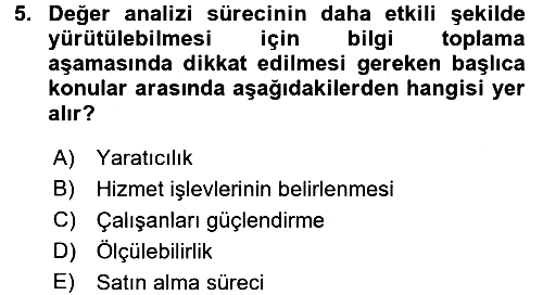 Hizmet Tasarımı 2016-2017 Dönem Sonu Sınavı - 5. soru