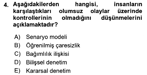 Hizmet Tasarımı 2018-2019 Yaz Okulu Sınavı - 4. soru