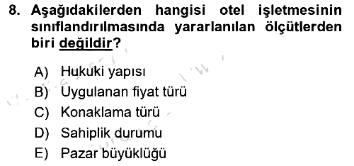 Hizmet Tasarımı 2021-2022 Yaz Okulu Sınavı - 8. soru