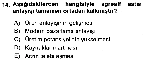 Konaklama İşletmeciliği 2023-2024 Ara Sınav - 14. soru