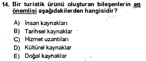Kongre ve Etkinlik Yönetimi 2023-2024 Dönem Sonu Sınavı - 14. soru