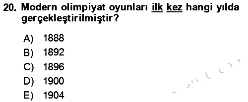 Kongre ve Etkinlik Yönetimi 2022-2023 Yaz Okulu Sınavı - 20. soru