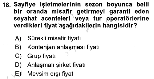 Ön Büro Yönetimi 2022-2023 Ara Sınav - 18. soru