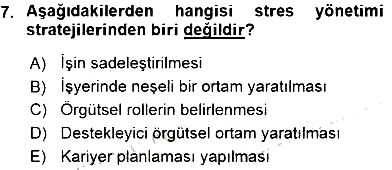 Otel Yönetimi 2015-2016 Ara Sınav - 7. soru
