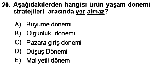 Termal ve Spa Hizmetleri 2023-2024 Yaz Okulu Sınavı - 20. soru