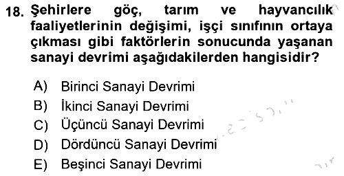 Turizm Bilgi Teknolojileri 2021-2022 Yaz Okulu Sınavı - 18. soru