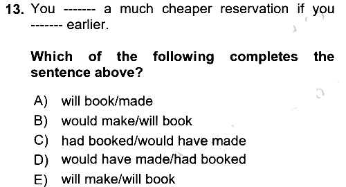 Turizm İçin İngilizce 1 2017-2018 Ara Sınav - 13. soru