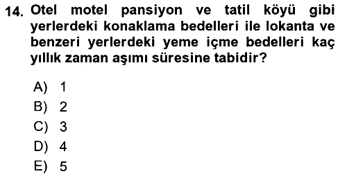 Turizm Mevzuatı 2021-2022 Ara Sınav - 14. soru