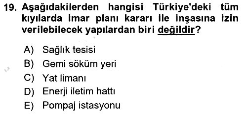 Turizm Mevzuatı 2021-2022 Ara Sınav - 19. soru