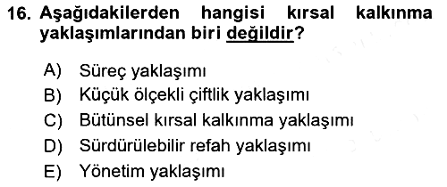 Alternatif Turizm 2017-2018 Ara Sınav - 16. soru