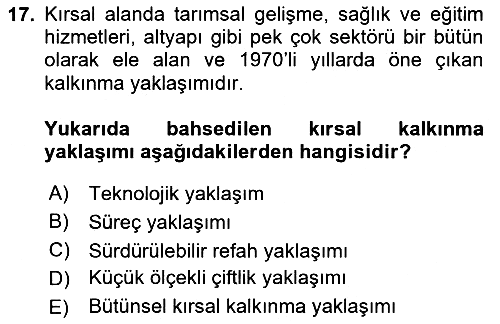 Alternatif Turizm 2023-2024 Ara Sınav - 17. soru