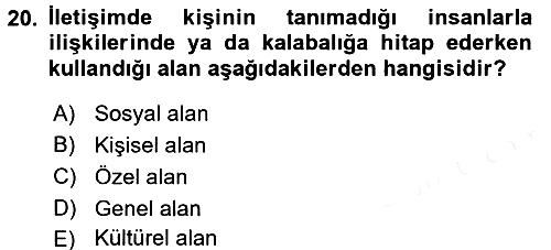 Satış Teknikleri 2015-2016 Ara Sınav - 20. soru