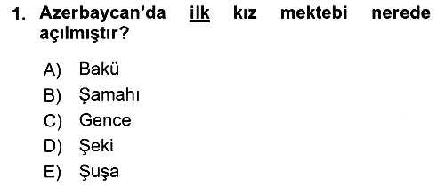 Çağdaş Türk Edebiyatları 1 2018-2019 3 Ders Sınavı - 1. soru