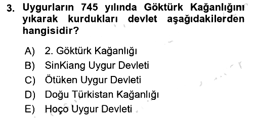 Çağdaş Türk Yazı Dilleri 2 2022-2023 Yaz Okulu Sınavı - 3. soru