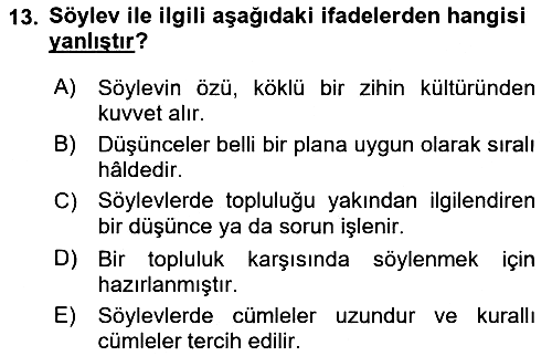 Cumhuriyet Dönemi Türk Nesri 2022-2023 Dönem Sonu Sınavı - 13. soru
