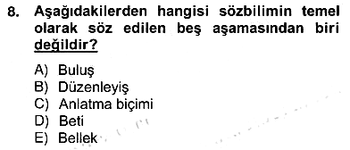 Eleştiri Kuramları 2012-2013 Ara Sınav - 8. soru