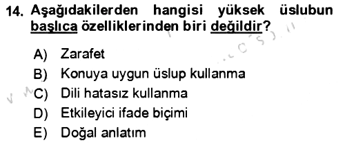 Eleştiri Kuramları 2021-2022 Ara Sınav - 14. soru