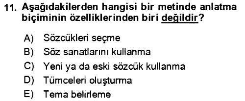 Eleştiri Kuramları 2023-2024 Ara Sınav - 11. soru