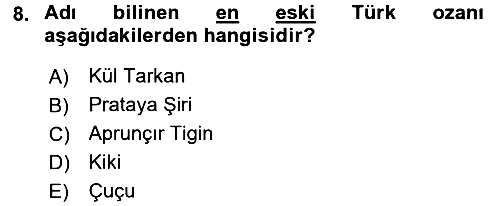 Halk Edebiyatına Giriş 2 2015-2016 Dönem Sonu Sınavı - 8. soru