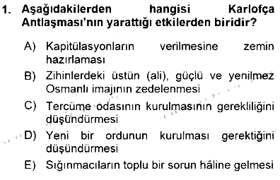 Tanzimat Dönemi Türk Edebiyatı 1 2015-2016 Ara Sınav - 1. soru