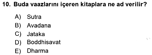 Uygur Türkçesi 2023-2024 Ara Sınav - 10. soru