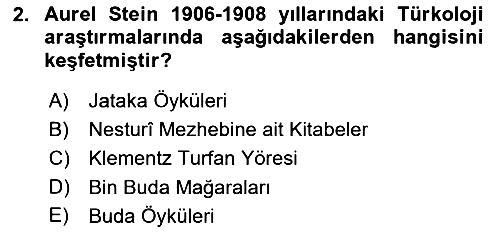 Uygur Türkçesi 2023-2024 Dönem Sonu Sınavı - 2. soru