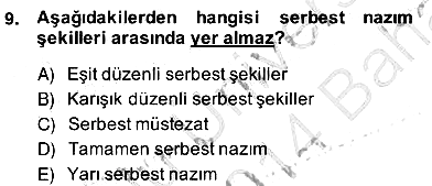 Yeni Türk Edebiyatına Giriş 2 2013-2014 Ara Sınav - 9. soru