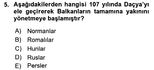 Balkanlarda Siyaset 2021-2022 Ara Sınav - 5. soru