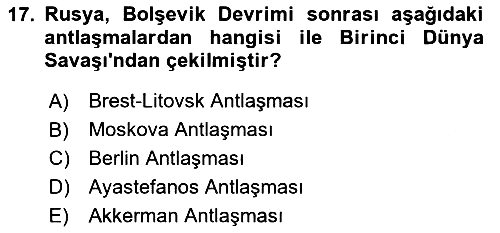 Balkanlarda Siyaset 2024-2025 Ara Sınav - 17. soru