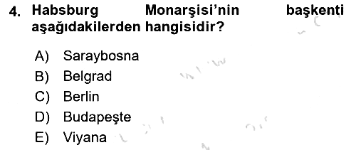 Balkanlarda Siyaset 2020-2021 Yaz Okulu Sınavı - 4. soru