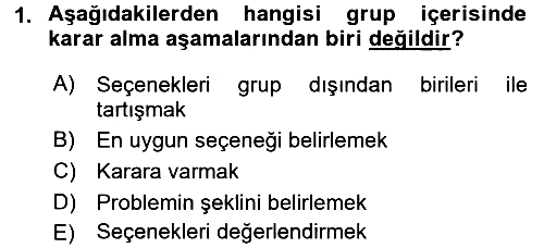 Diş Politika Analizi 2015-2016 Ara Sınav - 1. soru