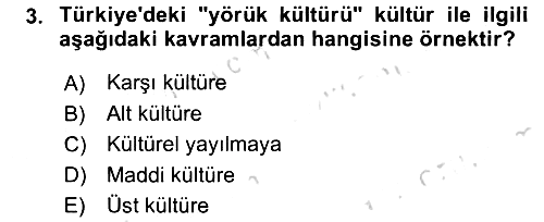 Küreselleşme ve Kültürlerarası İletişim 2023-2024 Ara Sınav - 3. soru