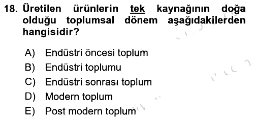 Küreselleşme ve Kültürlerarası İletişim 2023-2024 Dönem Sonu Sınavı - 18. soru