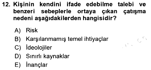 Küreselleşme ve Kültürlerarası İletişim 2025-2026 Dönem Sonu Sınavı - 12. soru