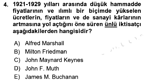 Siyasi Tarih 2 2021-2022 Ara Sınav - 4. soru