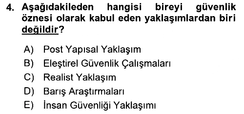 Strateji ve Güvenlik 2023-2024 Ara Sınav - 4. soru