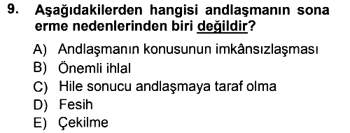 Uluslararası Hukuk 1 2012-2013 Ara Sınav - 9. soru