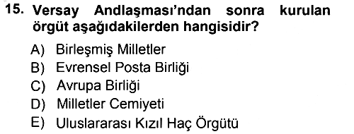 Uluslararası Hukuk 1 2012-2013 Ara Sınav - 15. soru