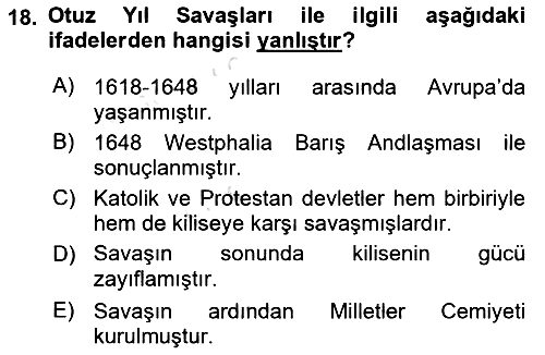 Uluslararası Hukuk 1 2019-2020 Ara Sınav - 18. soru