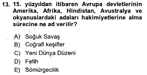Uluslararası Hukuk 1 2021-2022 Ara Sınav - 13. soru