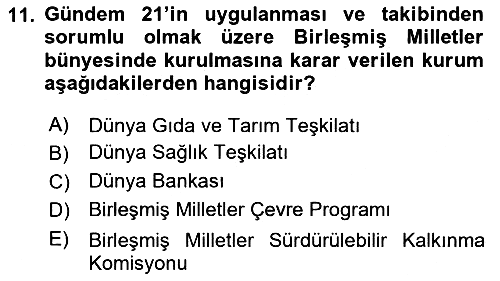 Uluslararası Hukuk 2 2018-2019 3 Ders Sınavı - 11. soru