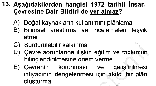 Uluslararası Hukuk 2 2012-2013 Ara Sınav - 13. soru